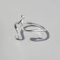 Cat Shape 925 Sterling Silver Ring