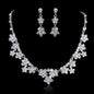 Bridal accessories wholesale, bridal three sets necklace, European and American wedding accessories, wedding jewelry set wholesale