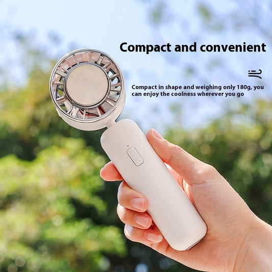 USB Charging Ice Compress Brushless Fan Cold Compress Handheld Fan