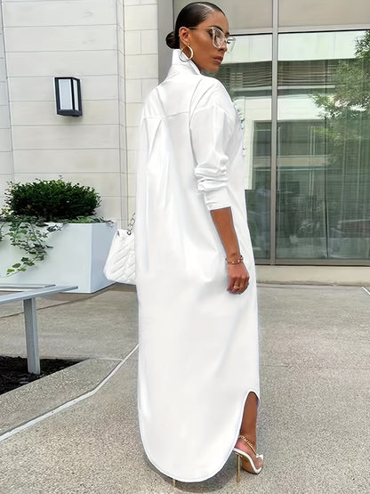 Long-sleeved Casual Shirts And Dresses With Multiple Wear Methods.