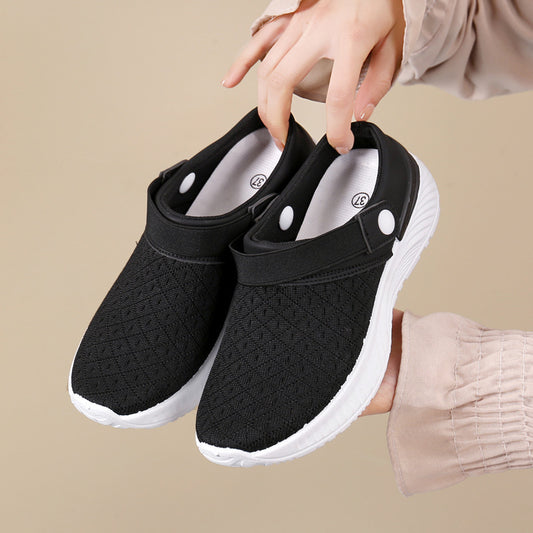 Summer New Breathable Casual Shoes Mesh Stylish Semi-slippers