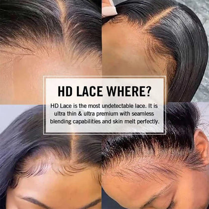 Water Wave Lace Closure 8-22 Inch Pre Plucked Brazilian Remy 4x4 5x5 13x4 Transparent Lace Frontal Closure Human Hair For Women