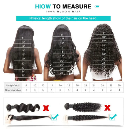 Deep Wave Bundles 3 PCS Natural Color 100% Remy Human Hair Bundles 10-40 Inch 100 Gram Per Bundle Sew In Quick Weave Bundles
