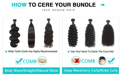 Deep Wave Bundles 3 PCS Natural Color 100% Remy Human Hair Bundles 10-40 Inch 100 Gram Per Bundle Sew In Quick Weave Bundles