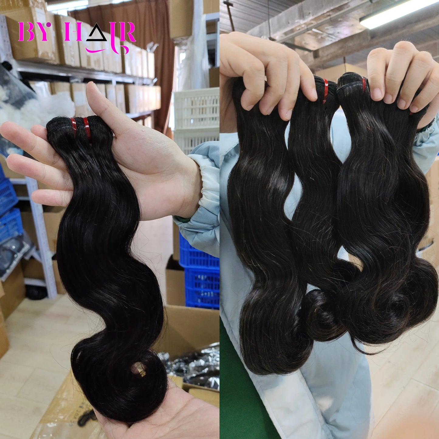 15A Super Double Drawn Virgin Body Wave Bundles Raw Human Hair Bundles Vietnamese Hair Thick Human Unprocessed Hair Extensions