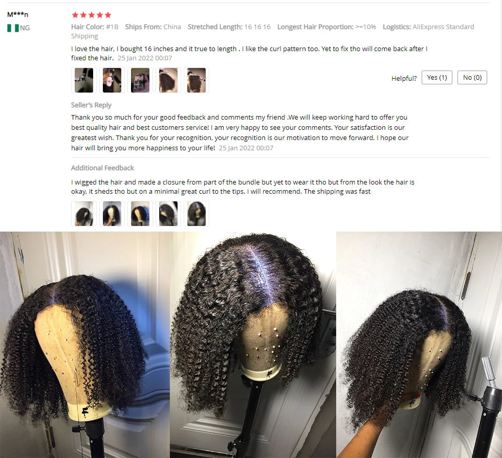 Indian Afro Kinky Curly Bundles 1/3Pcs Human Hair Bundles Natural Color 12-26 Inch Virgin Hair Extension 4C Afro Kinky Bundles