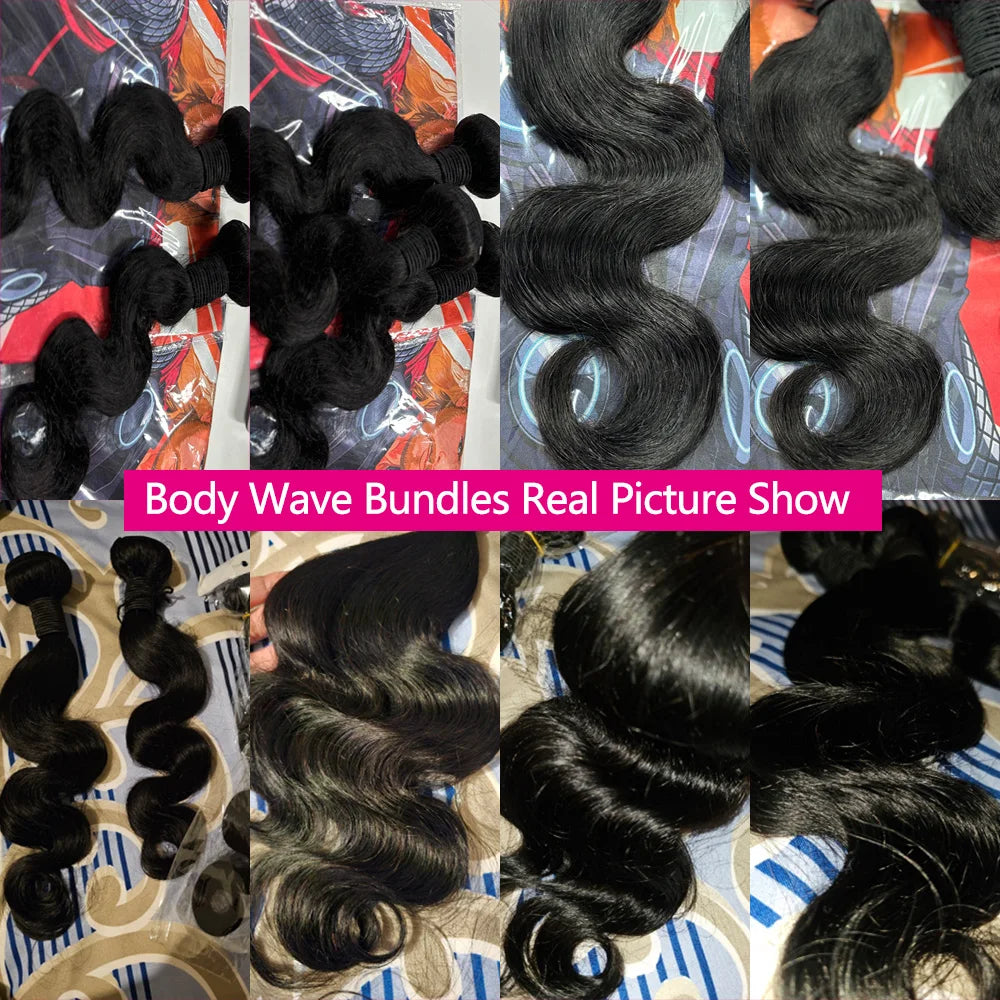 Queenlike 24 24 24 Inch Body Wave Bundles Human Hair 12A Top Quality Raw Hair Bundles 30Inch Brazilian Weave Human Hair Bundles