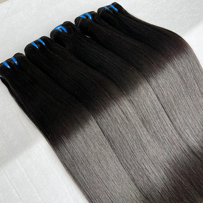 12A Straight Hair Bundles Silky Straight Human Hair Bundles Brazilian Hair Weave Bundles 100% Remy Human Hair Extensions Weft