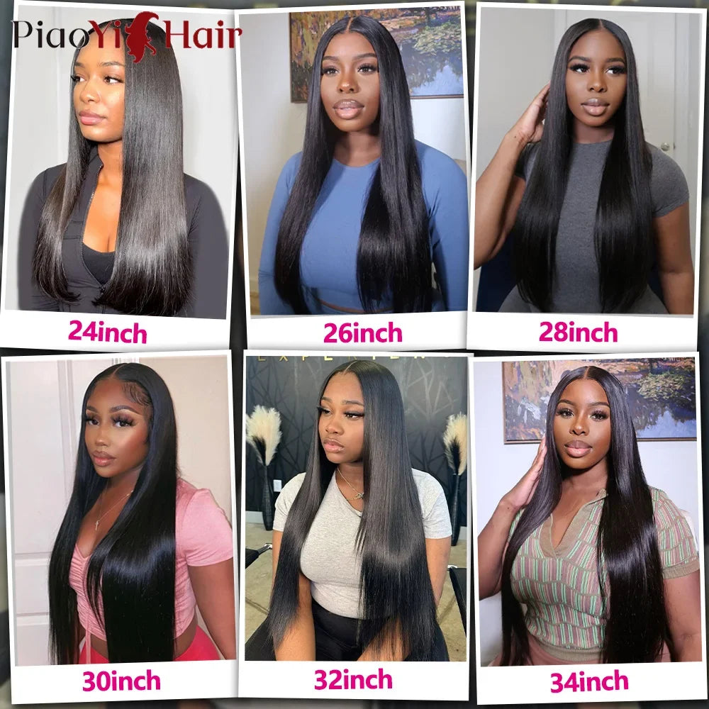 Double Drawn Straight human hair Bundles 15A Raw Human Hair 20 22 24 Inch Unprocessed Virgin Human Hair Extensions Top Quality