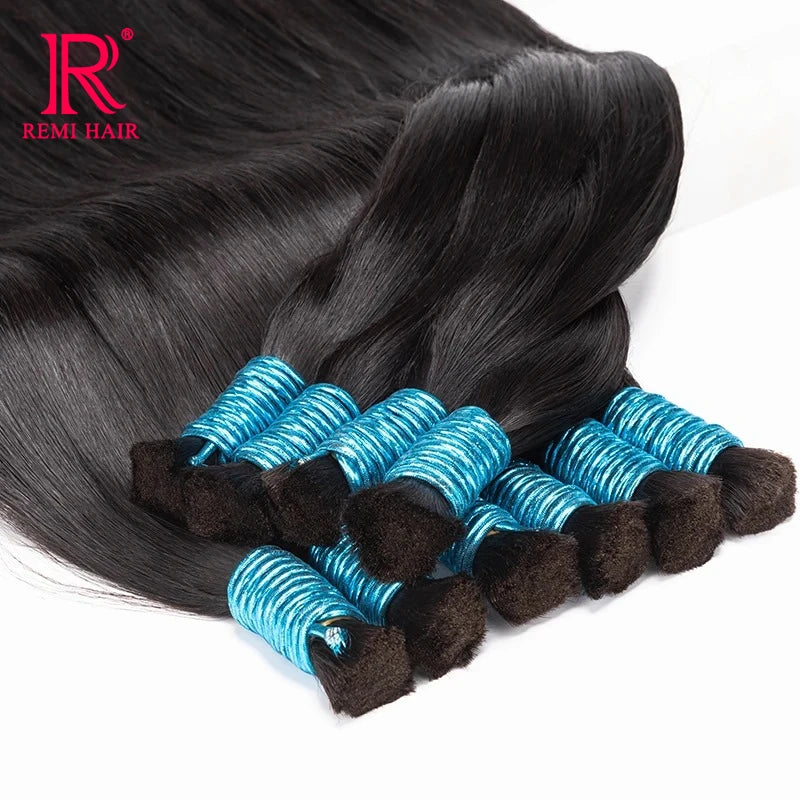 Wholesale Natural Unprocessed Virgin Indian Hair Vendors Virgin Bundles Afro Kinky Bulk 100% Human Hair Bundles Extensions