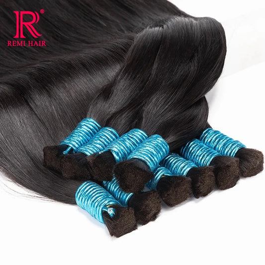 Wholesale Natural Unprocessed Virgin Indian Hair Vendors Virgin Bundles Afro Kinky Bulk 100% Human Hair Bundles Extensions