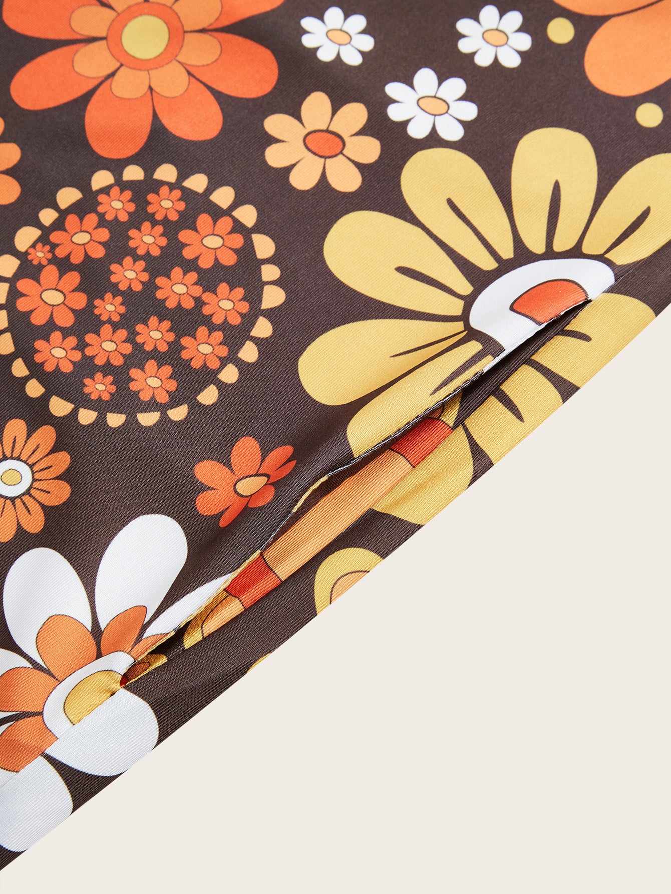 Plus Size Women's Allover Printed Pattern Camisole Casual Street Jumpsuit Pants